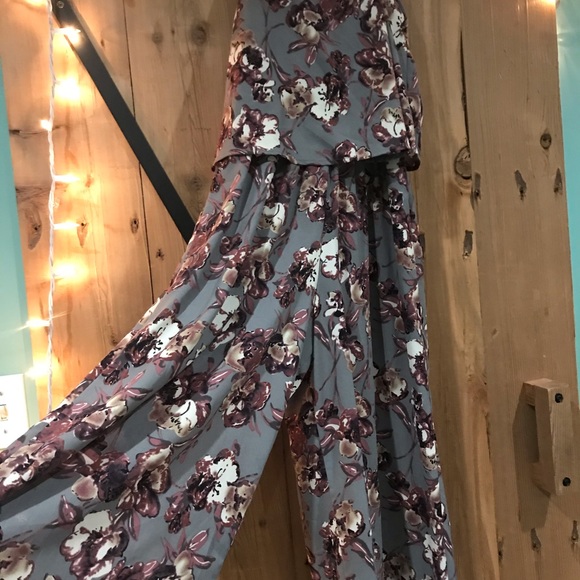 Altard state, purple floral jumpsuit - Picture 3 of 3